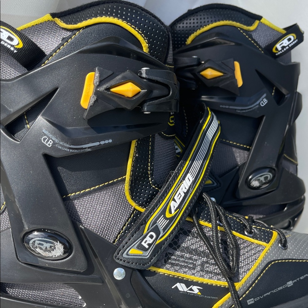Lancer Black and Yellow Men's Athletic Inline Skates - Picture 9 of 9